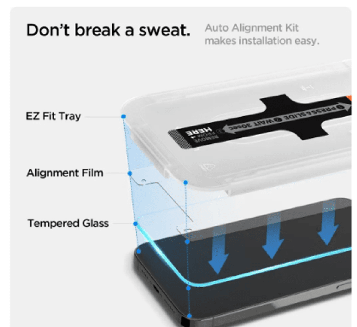 iPhone 16 pluss (6.7) skjerm beskytter (privat) Diamond Quality 